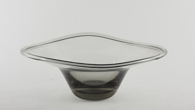 SKÅL, glas, Vicke Lindstrand, Kosta, sign.