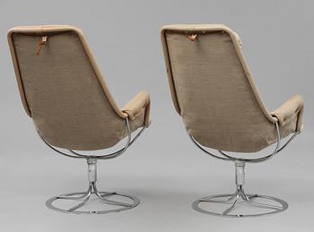 FÅTÖLJER, ett par, "Jetson", Bruno Mathsson för Dux, 1900/2000-tal.