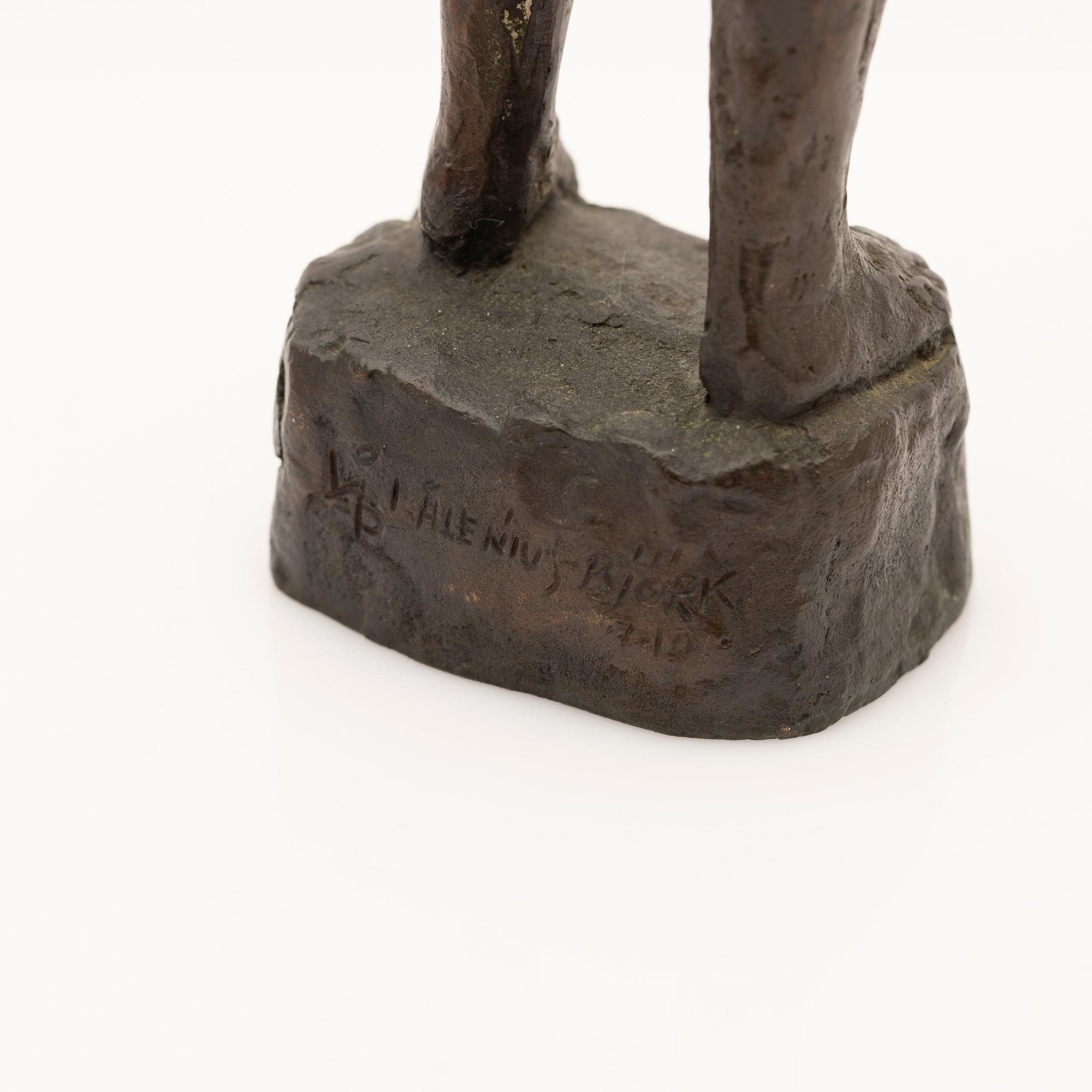 Ivar Ålenius-Björk, sculpture, bronze.