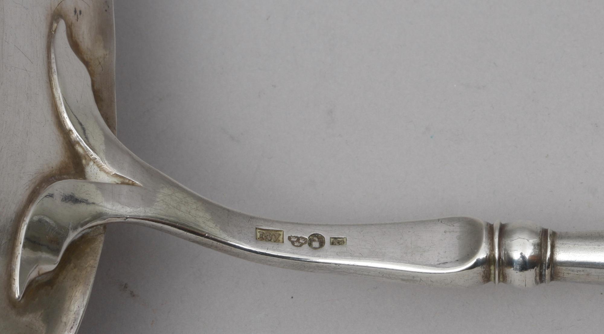 SOPPSLEV, silver, Sverige 1840.