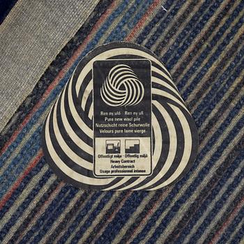 Hertha Bengtson, a tufted carpet, Kinnasand, c. 210 x 210 cm.