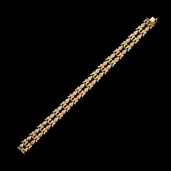 ARMBAND, 18K guld. Vikt ca 17 g.