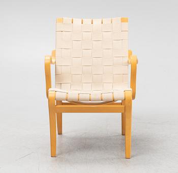 Bruno Mathsson, a 'Mina' armchair, Bruno Mathsson International, Värnamo, dated 2001.