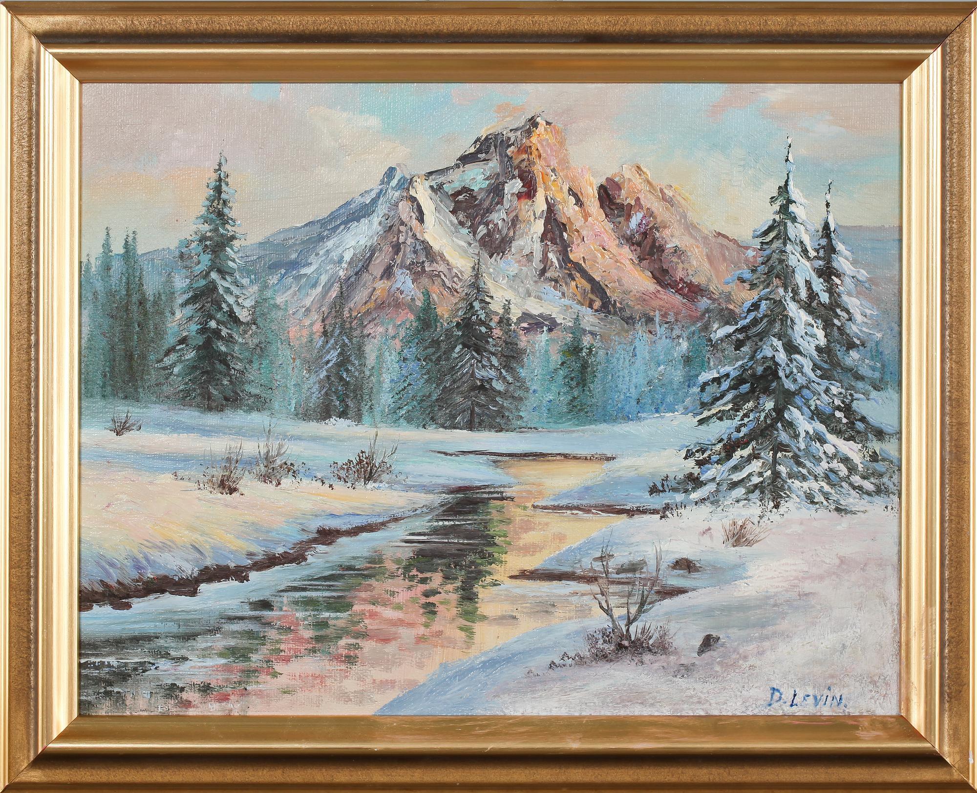 DMITRIJ LEVIN, tillskriven, olja på duk, signerad.