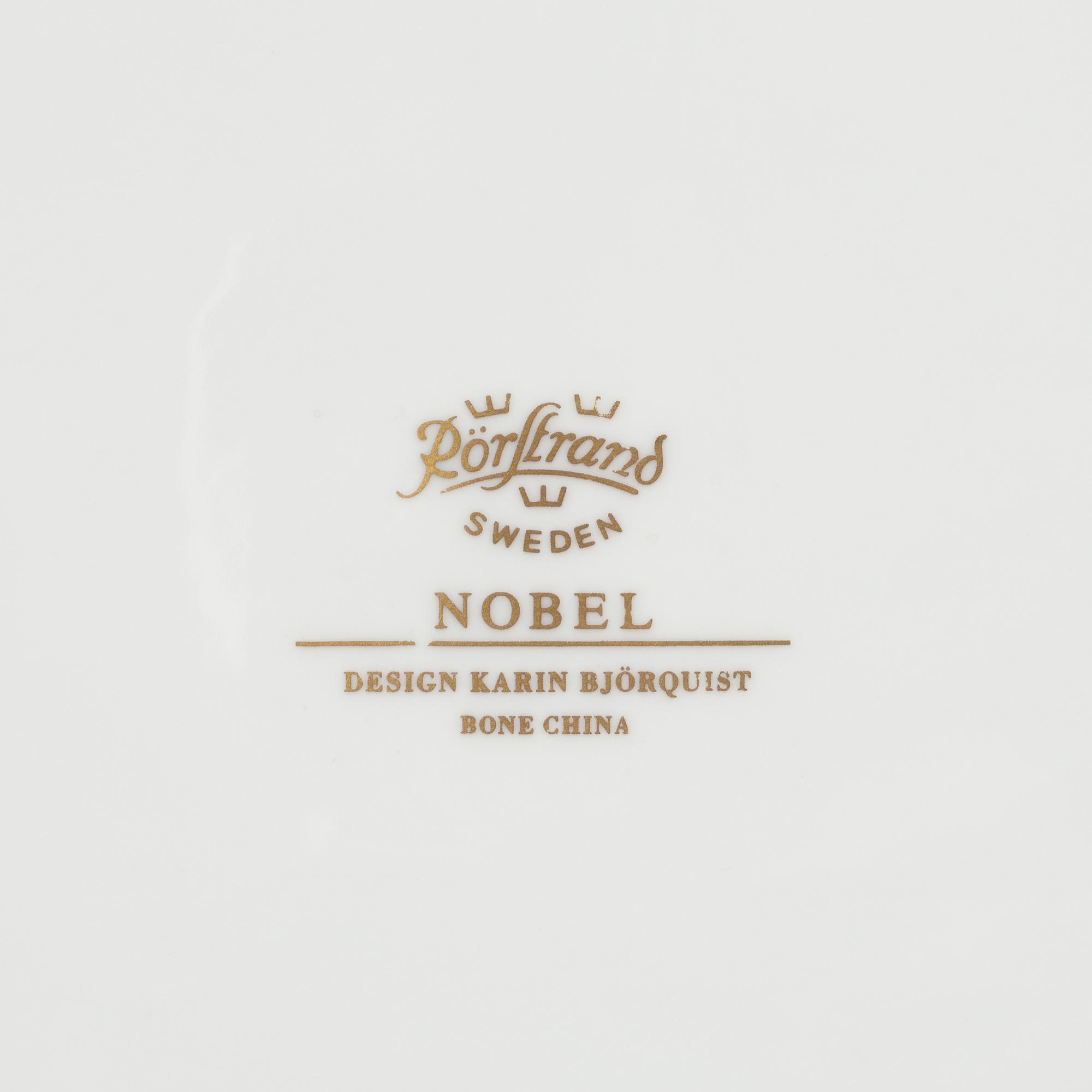 Karin Björquist, servisdelar, 48 st, "Nobel" Rörstrand.