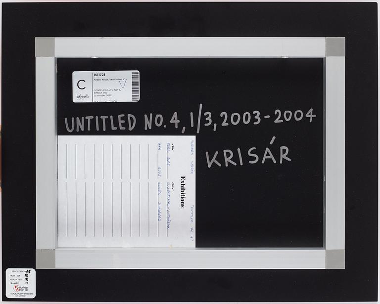 Anders Krisár, "Untitled No. 4", 2003-2004.