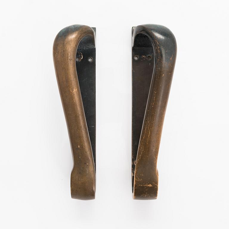 Alvar Aalto, a pair of door handles for Valaistustyö.