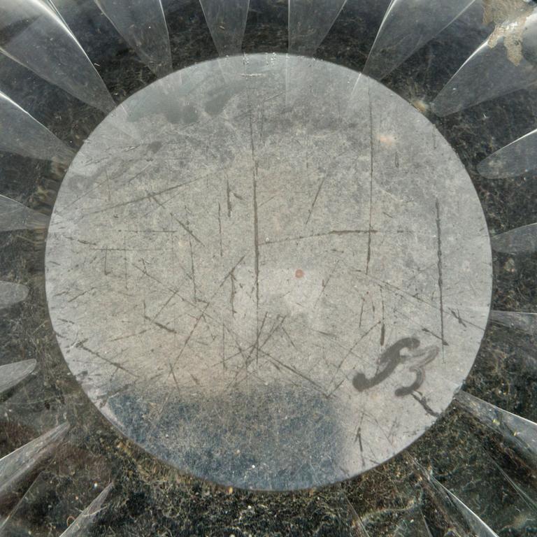 KAJ FRANCK, Four glass vases "Kaisla"(Reed). Three signed K. Franck Nuutajärvi Notsjö. 1950:s.