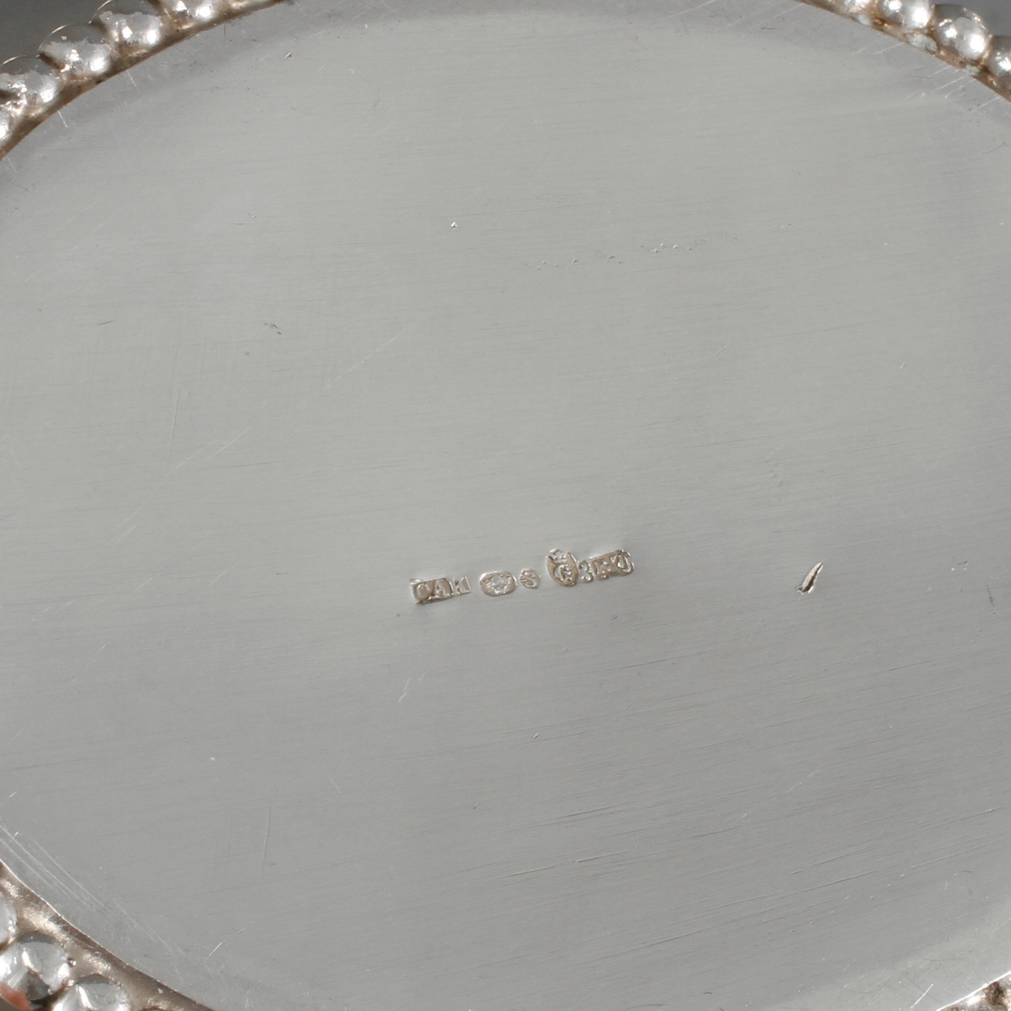 KAFFESERVIS, 4 delar, silver, importstämplat CAK, Göteborg 1919.Vikt 1789 g.