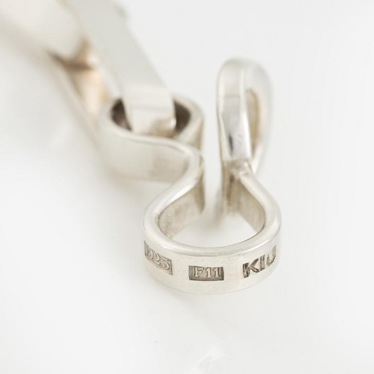 Karl-Ingemar Johansson, armband, silver.