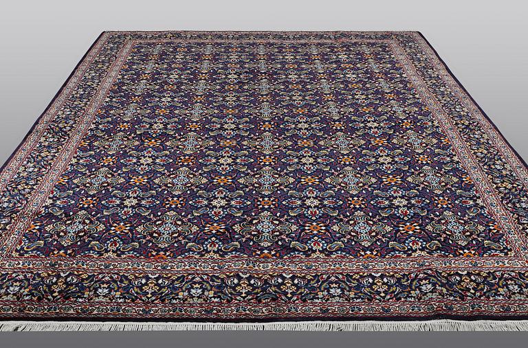 A carpet, Moud, ca 398 x 302 cm.