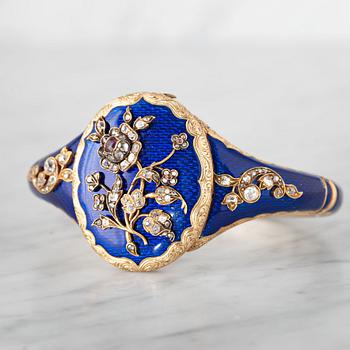 110. JEAN-FRANCOIS BAUTTE & Cie, (verksam 1837-1906) armbandsur / smycke, ca 1850.