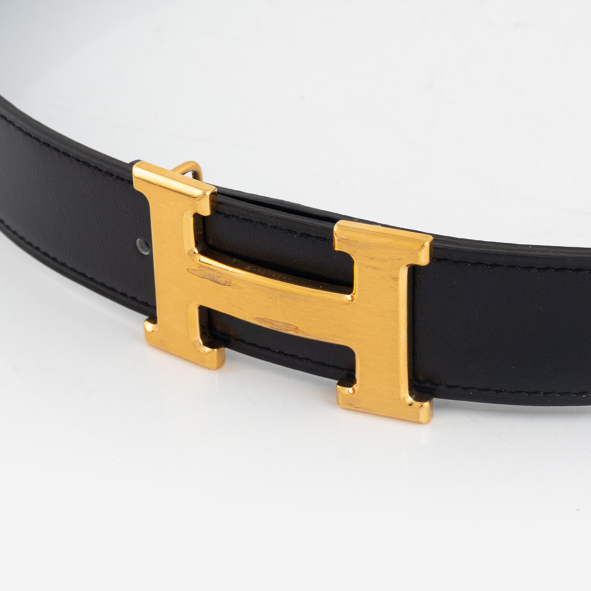 Hermès, belt, "Constance", size 85, 2021.