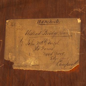 OKÄND KONSTNÄR, England, 1800/1900-tal. akvarell, signerad och daterad 1881.