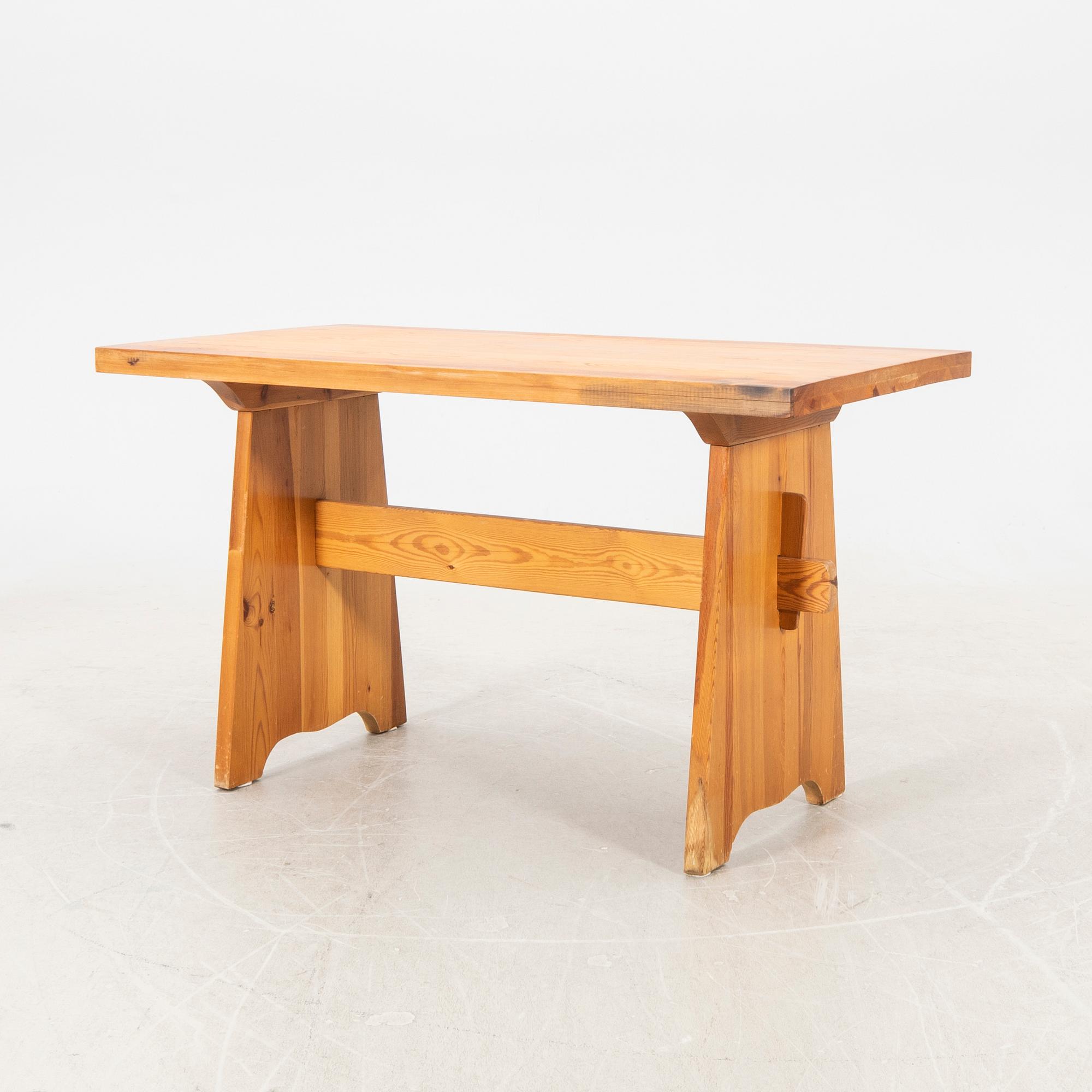 Göran Malmvall, table and chairs, 4 pcs, 1940s/50s.