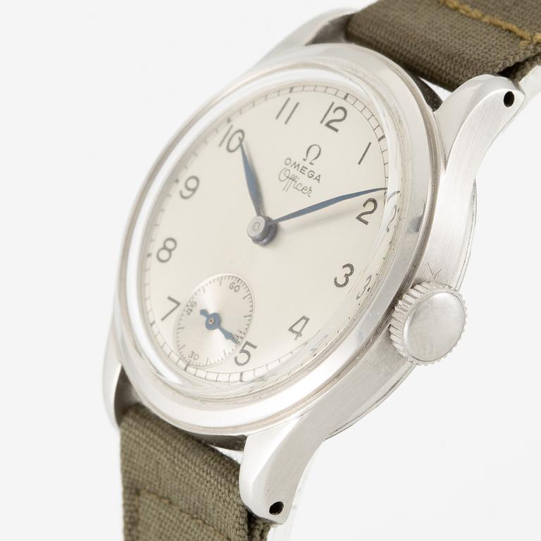 Omega, Officer, wristwatch, 30.5 mm.