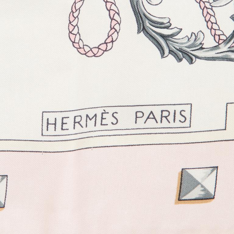 Hermès, "Les Clefs" scarf.