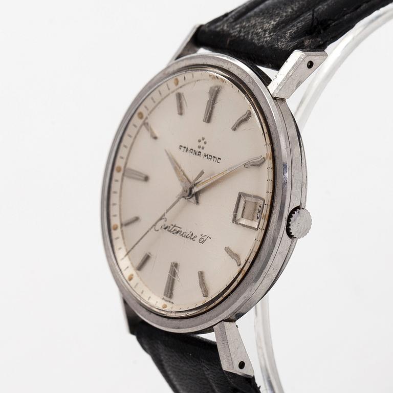 Eterna-Matic, Centenaire 61, wristwatch, 34.5 mm.