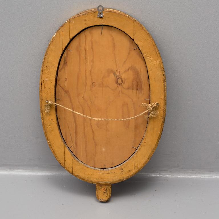 A pair of  one-light girandole mirrors, late 19th century.