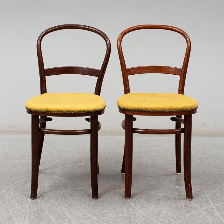 FRITZ HANSEN, stolar, 6 st, Danmark, 1900-talets mitt.