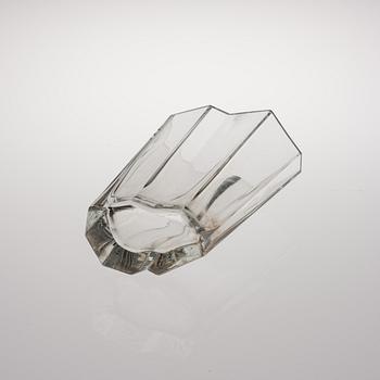 TAPIO WIRKKALA, VAS, glas,  signerad Tapio Wirkkala Iittala 1988.