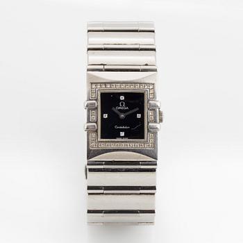 Omega, Constellation, Quadra, wristwatch, 19 x 24 mm.