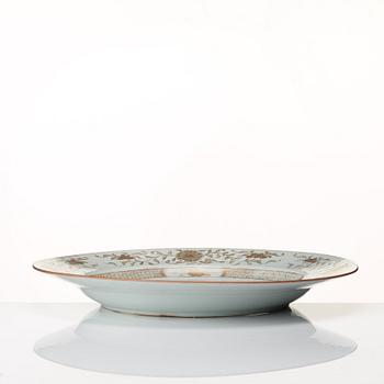 Fat, kompaniporslin. Qingdynastin, Qianlong (1736-95).