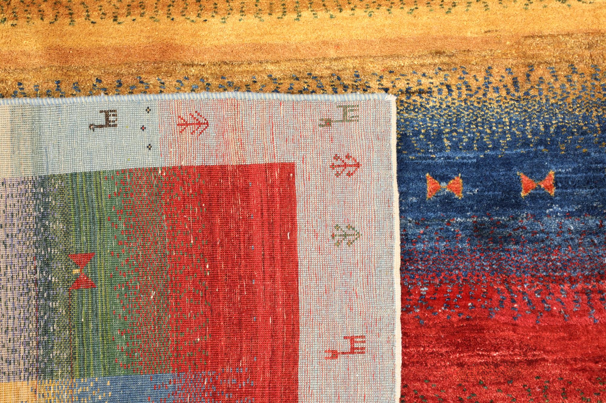 A Gabbeh rug, c. 288 x 207 cm.