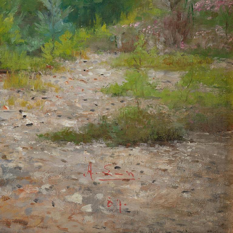 Axel Lindman, Skärkarlshamn, Sandhamn.