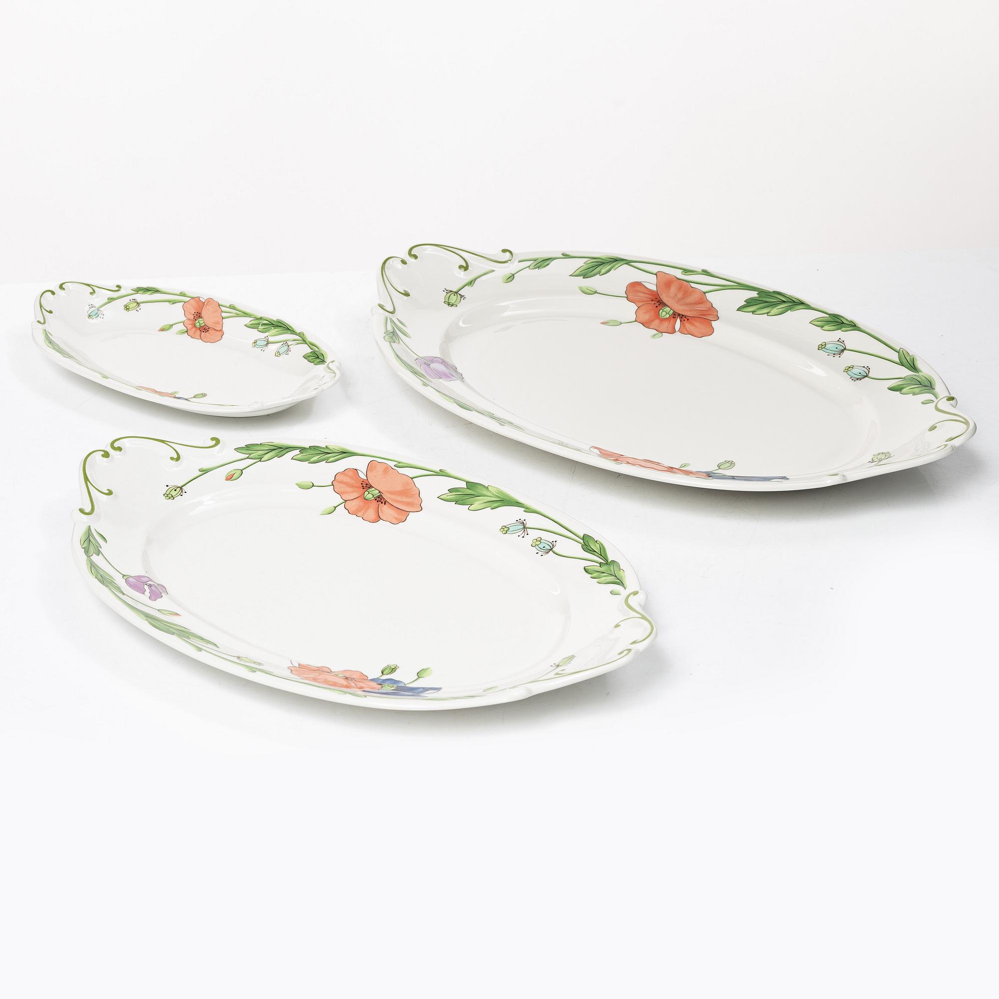 Villeroy & Boch, a 27 piece 'Amapola' dinner service, Germany.