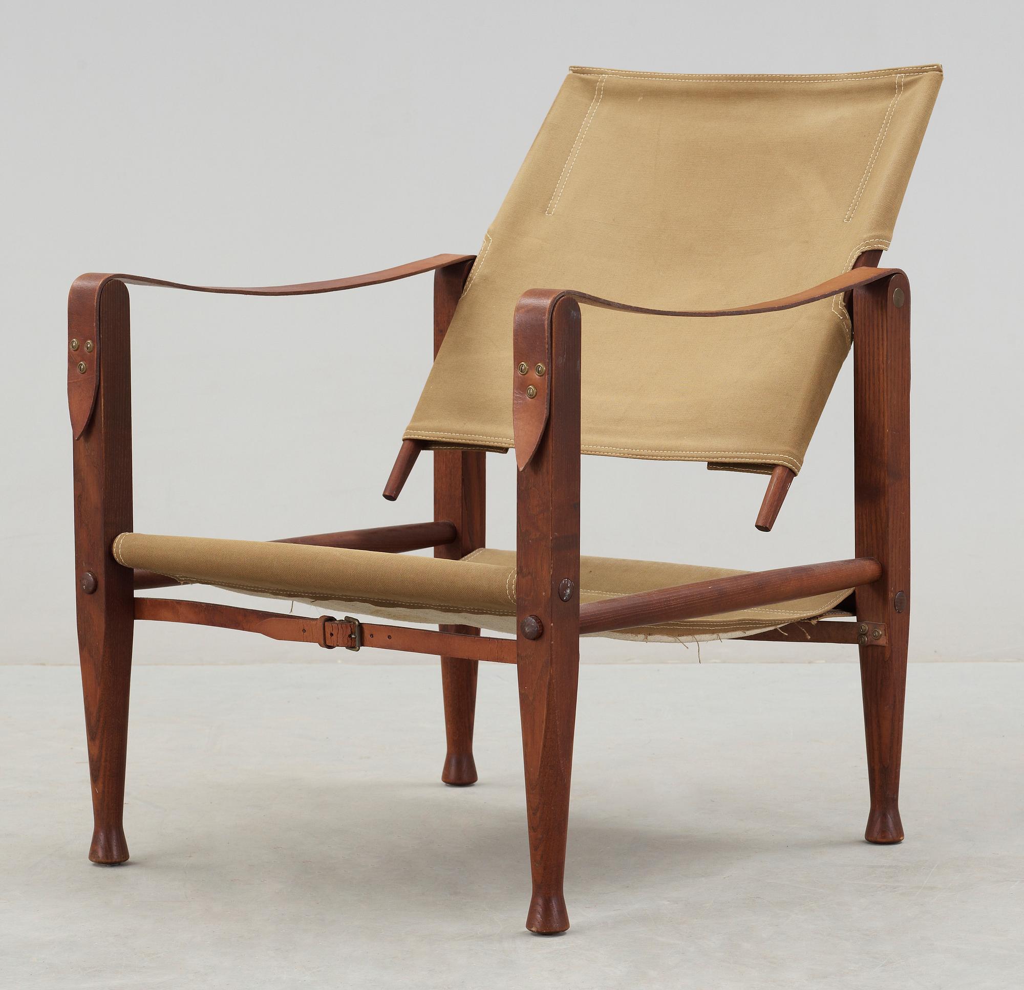 KARMSTOL, "Safari Chair", Kaare Klint.