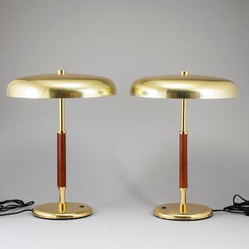 A pair of table lamps, ÖIA, (Örsjö industri AB), second half of the 20th century.
