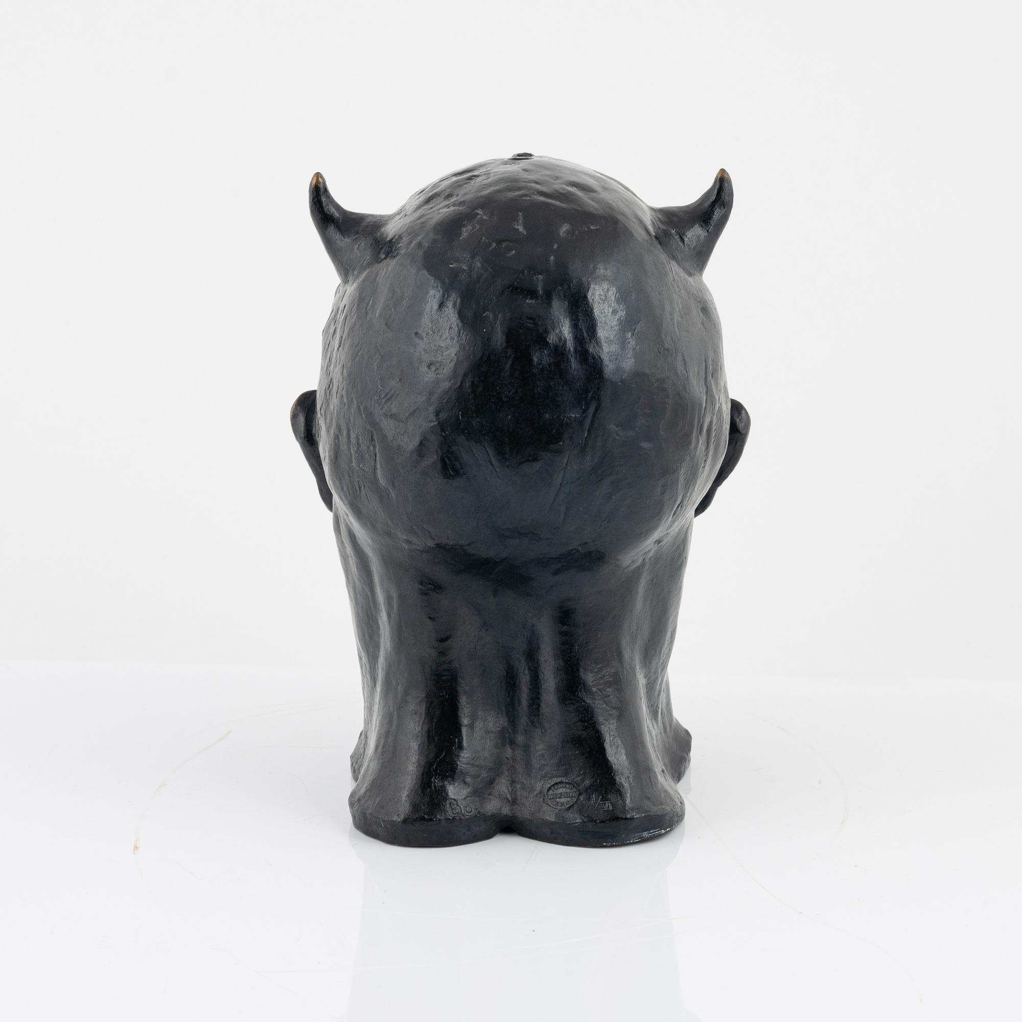 Bruno Testore Schmidt, skulptur, brons, signerad  BS och numrerad I/VI.