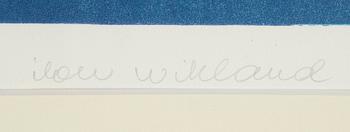 ILON WIKLAND, lithograph in colours, signed 39/360.