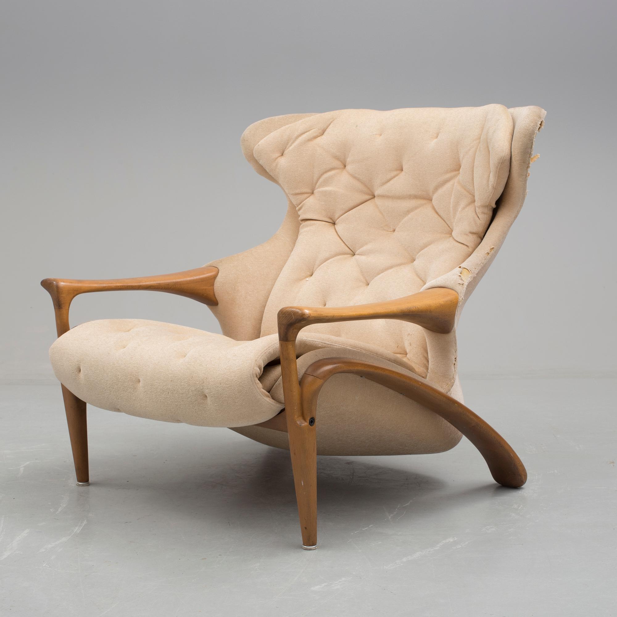 FÅTÖLJ, 1950-/60-tal.