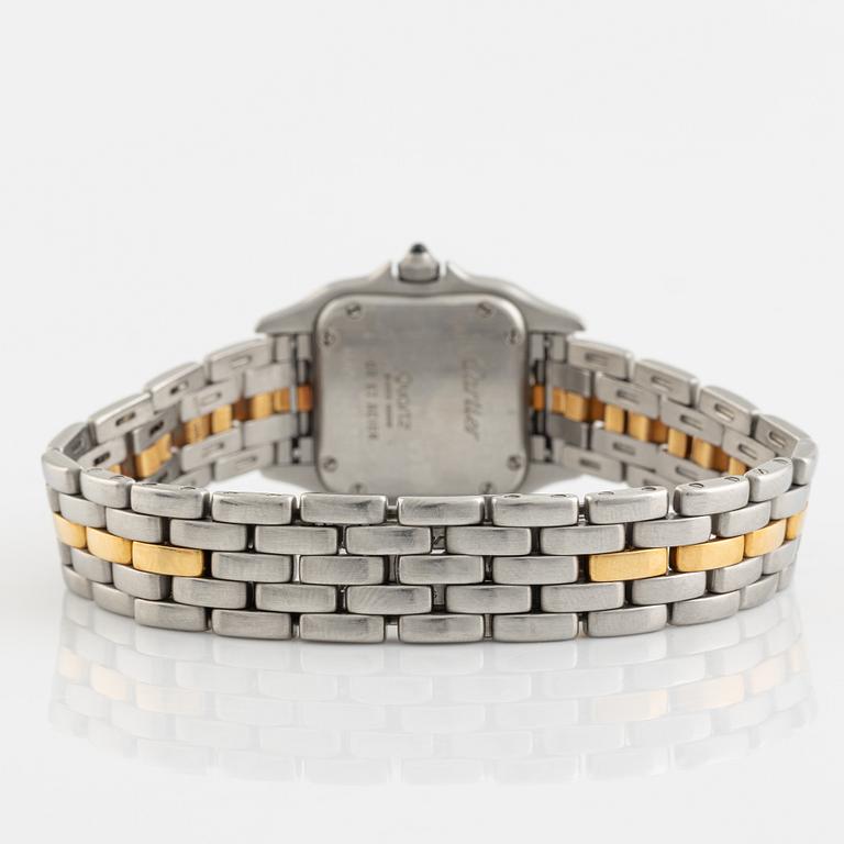 Cartier, Panthère, armbandsur, 21,5 x 21,5 (29,5) mm.