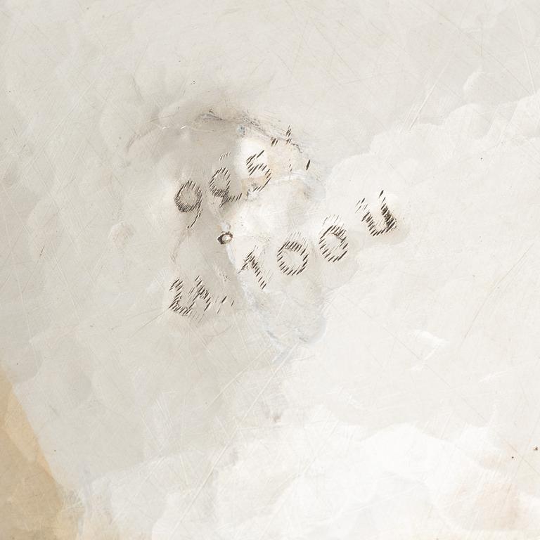 Bowl, low-grade silver, Southeast Asia.