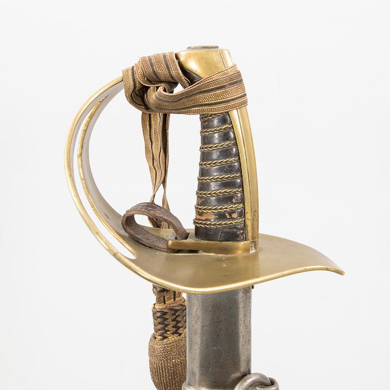 Saber, Swedish, 1854  cavalry, pattern. with scabbard.