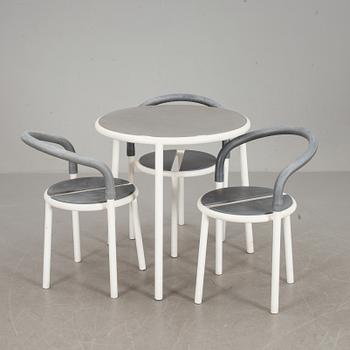 TRÄDGÅRDSGRUPP, 4 delar, "Café", Pelikan för Fritz Hansen, 1990.