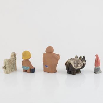 Lisa Larson, figuriner, 5 st, Gustavsberg.