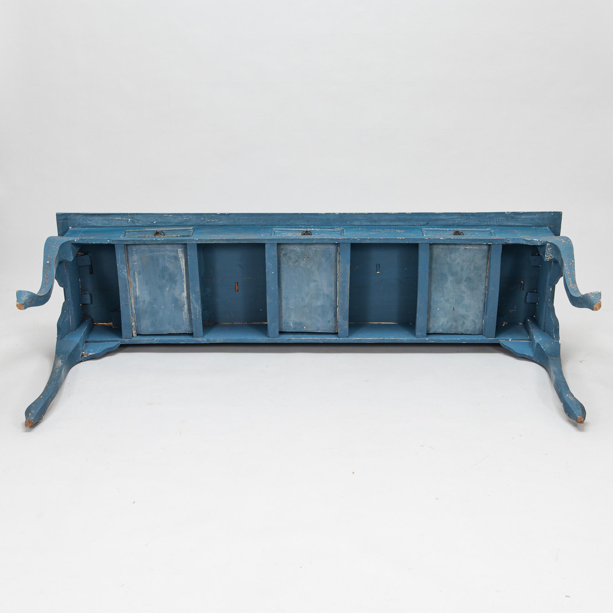 A 19th century rococo style sideboard.