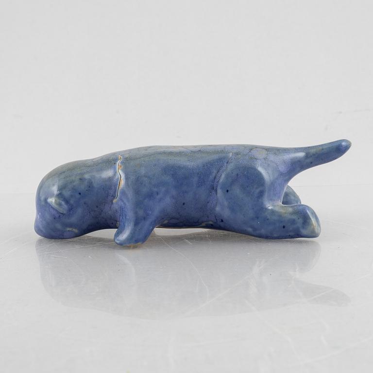 Ulla Kraitz, two stoneware sculptures, own studio, Fogdarp.