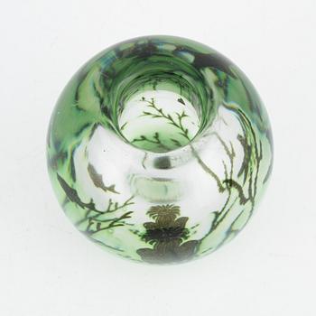 Edward Hald, a graal glass vase, Orrefors.