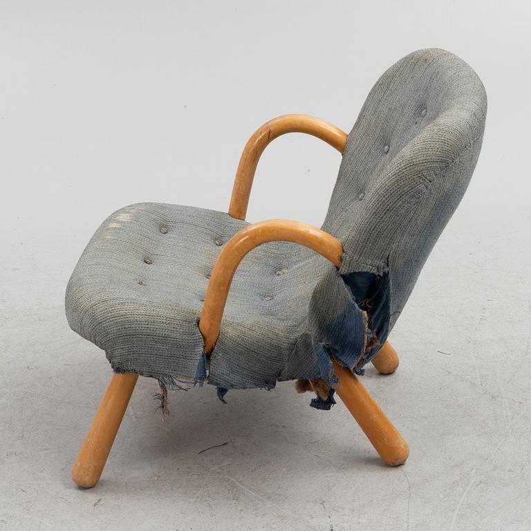 Fåtölj, "Clam Chair" / "Muslinge", 1940/50-tal.