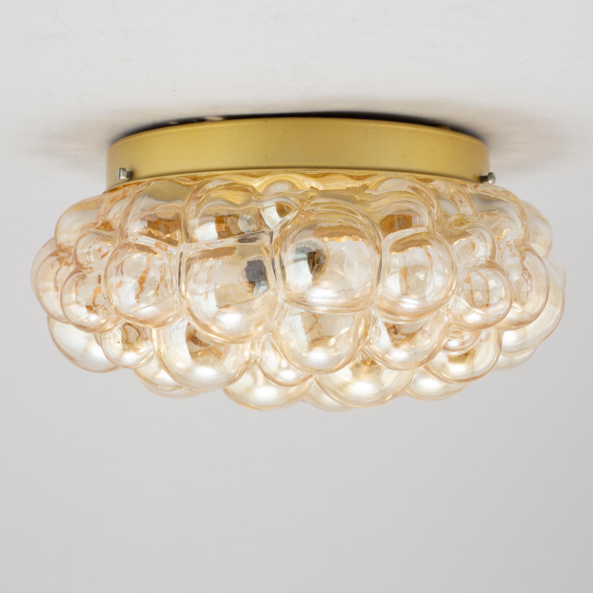 Helena Tynell, a glass ceiling light, Glashütte Limburg, Germany.