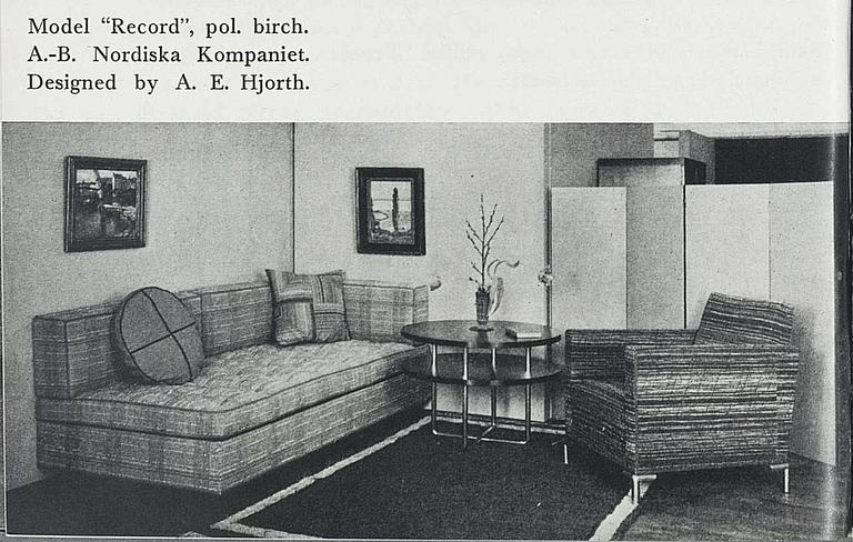 Axel Einar Hjorth, a "Record" side table for Nordiska Kompaniet, Sweden 1933.