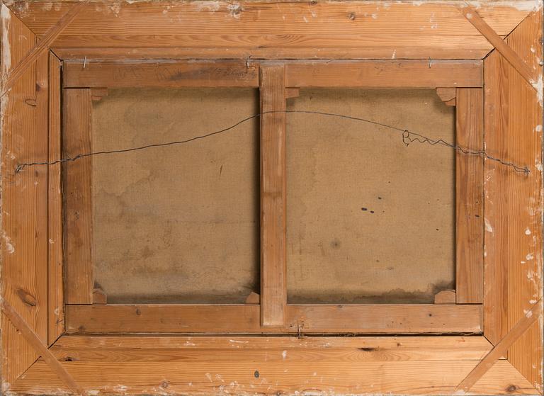 Julius von Klever, oil on canvas, signed.