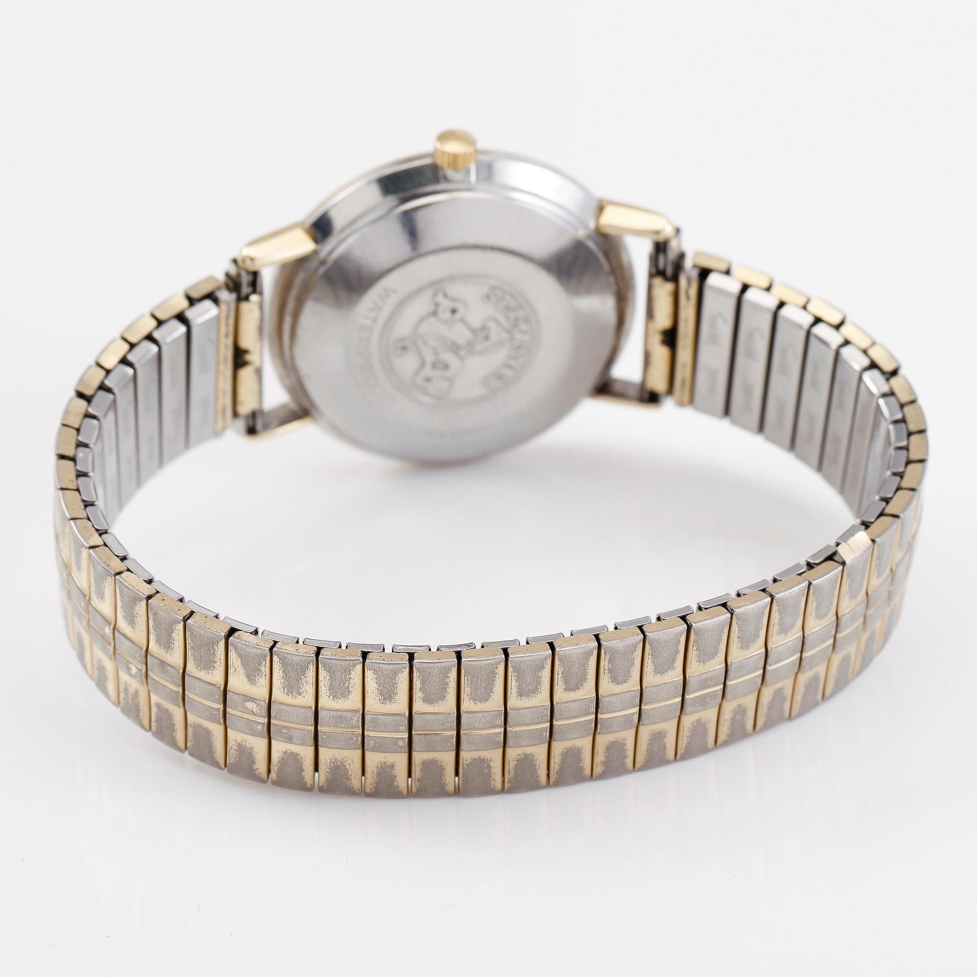 ARMBANDSUR, guld på stål, Omega Automatic, Seamaster de Ville.