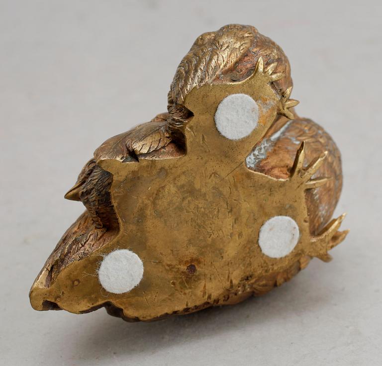 SKULPTUR, wienerbrons, märkt Schutz, tidigt 1900-tal.