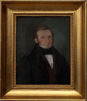 OKÄND KONSTNÄR, pastell, ej sign. 1800-talets första hälft.
